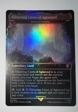Glittering Caves of Aglarond - Gemstone Caverns -Foil Near Mint MTG - Image 2