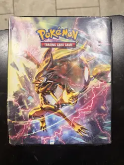 Pokemon Card Binder w/ 50+ cards can hold up to 80 cards - Image 1