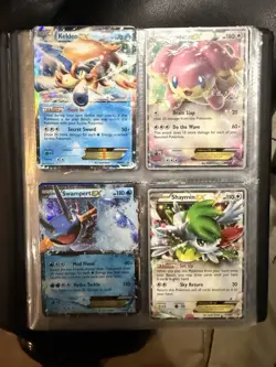 Pokemon Card Binder w/ 50+ cards can hold up to 80 cards - Image 4
