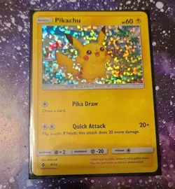 Pikachu McDonald’s Promo 4/12 Rare Holo 2018 Pokemon Card! ** PACK FRESH!! ** - Image 1
