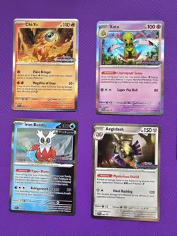 Paradox Rift STAFF Prerelease Stamped Promo SVP057,058,059,060 All 4 Staff Cards - Image 1