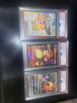 Pokemon Graded Card Lot 2 Psa 8 And 1 Psa 7 - Image 1