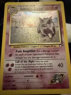 Pokemon TCG Sabrina's Gengar and other cards from Gym Challenge/Heroes - Image 1