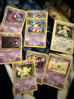 Pokemon TCG Sabrina's Gengar and other cards from Gym Challenge/Heroes - Image 4