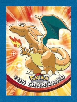 CHARIZARD 1999 TOPPS TV ANIMATION EDITION CARD #06 - NM-MT - Image 1