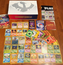 pokemon card lot! holo pack platinum box trading poster sword shield charizard - Image 1