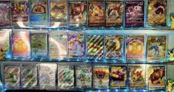 Huge Pokemon 31 Card Mix Lot Paldean Fates S Shiny, IR, Full Arts, Holo, Vmax - Image 2
