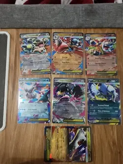Lot Of 7 English Pokemon Cards Mega Evolutions NM NO Duplicates - Image 1