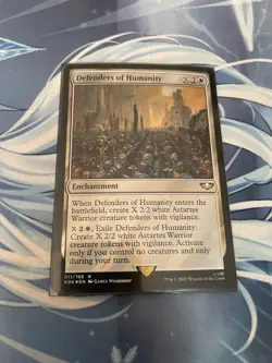 MTG - DEFENDERS OF HUMANITY - SURGE FOIL - RARE - NM - WARHAMMER 40K - Image 1