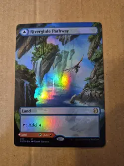 Riverglide Pathway (Borderless) Zendikar Rising Foil - Image 1