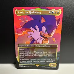 MTG: Magic Secret Lair x Sonic Hedgehog: Friends and Foes (FOIL) Set of 8 - Image 2
