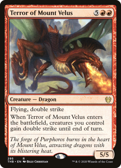 TERROR OF MOUNT VELUS mtg NM-M Theros Beyond Death 1 Rare - Image 1
