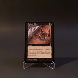 Magic: The Gathering Diabolic Edict MTG Tempest Vintage 1997 LP - Image 1