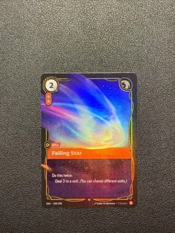 League of Legends Riftbound Origins Falling Star Rare 029/298 - Image 1