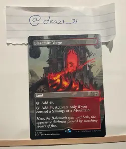 Blazemire Verge (Borderless) Duskmourn: House of Horror Regular - Image 1