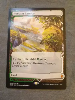 1 Horizon Canopy (26/30) Zendikar Rising Expeditions NM MTG Magic the Gathering - Image 1