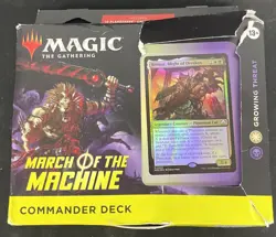 Magic The Gathering March of the Machine Commander Deck - Growing Threat MTG NEW - Image 1