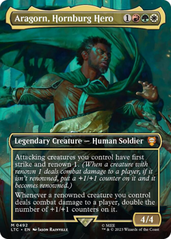 Aragorn, Hornburg Hero (Borderless) The Lord of the Rings: Tales of Middle-Earth - Image 1