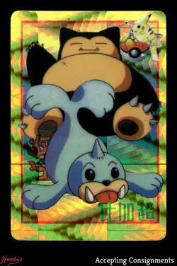 1998 Pokemon Japanese BANDAI Carddass Vending Anime #103 Ash & Pikachu - Image 1