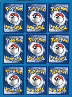 LOT OF 9 UNPLAYED 1999 GERMAN POKEMON 1ST ED BASE SET COMMON CARDS(49,51,52...) - Image 2