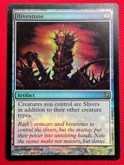 MTG Foil 1X Hivestone X1 Time Spiral Magic - MP/PL - Image 1