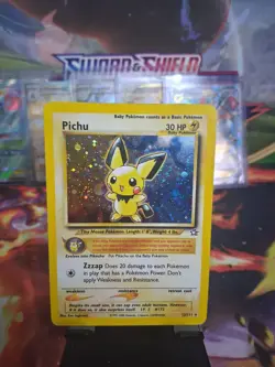 Pokemon TCG Neo Genesis Pichu 12/111 Holo Rare Unlimited - Image 1