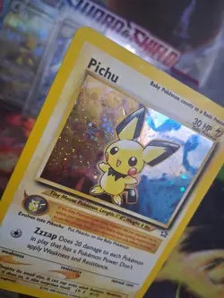 Pokemon TCG Neo Genesis Pichu 12/111 Holo Rare Unlimited - Image 4