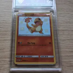 2019 Pokemon Sun & Moon Hidden Fates Holo #SV6 Charmander Mint 9 Getgraded - Image 2