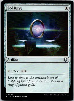 Magic the Gathering HP Sol Ring Modern Horizons 3 Commander MTG Free Shipping! - Image 1