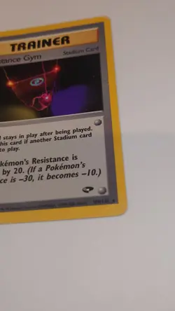 Pokemon Resistance Gym 109/132 Non-Holo Rare Trainer - 2000 Gym Challenge - HP - Image 4