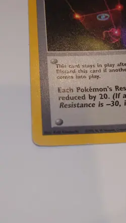 Pokemon Resistance Gym 109/132 Non-Holo Rare Trainer - 2000 Gym Challenge - HP - Image 5