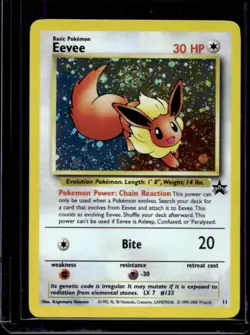 1999 Pokemon Wizards Black Star Promos Eevee #11 - Image 1