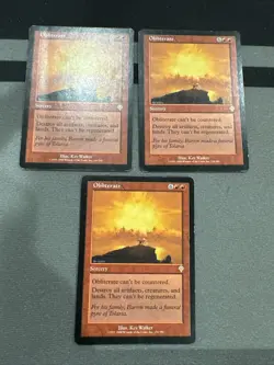 Obliterate Invasion X3 HEAVY Play Mtg Lot Magic - Image 2