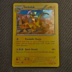 Pokemon TCG - Heliolisk 37/106 - Flashfire - Cracked Ice Holo - Image 1
