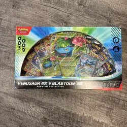 Pokemon TCG Venusaur ex & Blastoise ex Premium Collection Box Sealed 2025 - Image 1