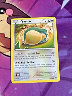 Snorlax - 77/124 [Fates Collide] Pokemon TCG - REGULAR RARE - NM - Image 1