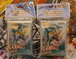 x2 Two Yugioh Dark Magician Girl the Dragon Knight Card Sleeves Pack New - Image 2