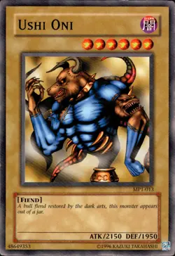 Yugioh - Ushi Oni - McDonalds Promo Series 1 MP1-013 2002 Yu-Gi-Oh! (LP) - Image 1