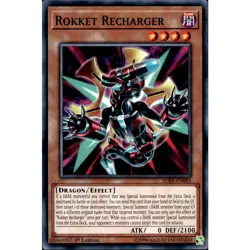 Rokket Recharger Yu-Gi-Oh! SDRR-EN003 1st Common - Image 1