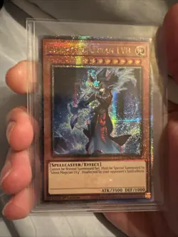 YuGiOh! Silent Magician LV8 [MZTM-EN000] Quarter Century Secret Rare; 1st Ed NM - Image 1