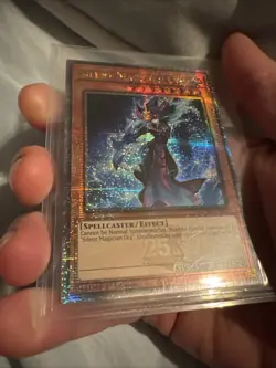 YuGiOh! Silent Magician LV8 [MZTM-EN000] Quarter Century Secret Rare; 1st Ed NM - Image 2