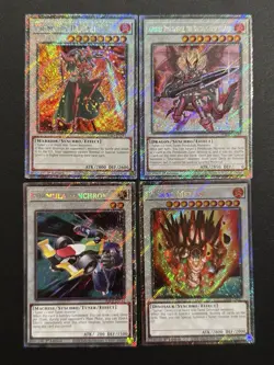 2025 YUGIOH RA04 1ST ED PLATINUM SECRET RARE JURRAC METEOR NM BONUS SET - Image 1