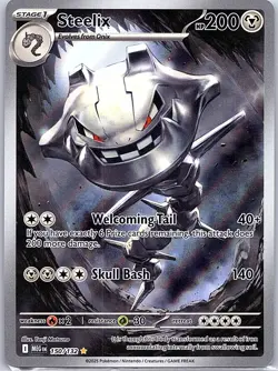 Steelix 150/132 ME01: Mega Evolution - Pokemon Card - NM - Image 1