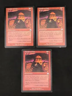 3x Citadel of Pain - Prophecy MTG Magic the Gathering - MP - Image 1