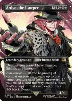 ~ Ardyn, the Usurper (Borderless) (0315) ~ NM ~ UB: FINAL FANTASY ~ MTG ~ - Image 1