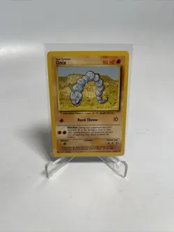 Onix 56/102 Base Set Common Pokemon Card Unlimited Near Mint - Image 1