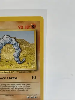Onix 56/102 Base Set Common Pokemon Card Unlimited Near Mint - Image 4