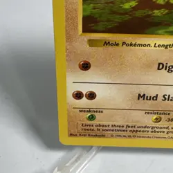 Diglett 47/102 - Shadowless Base Set - LP-NM Pokemon Card - Image 5