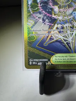 Pokemon TCG Jamming Tower-Destined Rivals-Hyper Rare Holo-Trainer Card-243/182 - Image 4