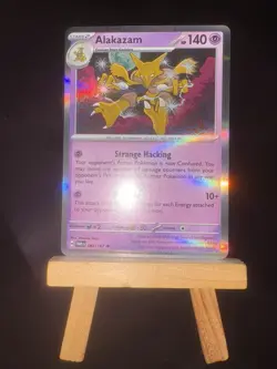 ALAKAZAM - 82/167 Twilight Masquerade NM - Rare Holo - Pokemon TCG Card - Image 4
